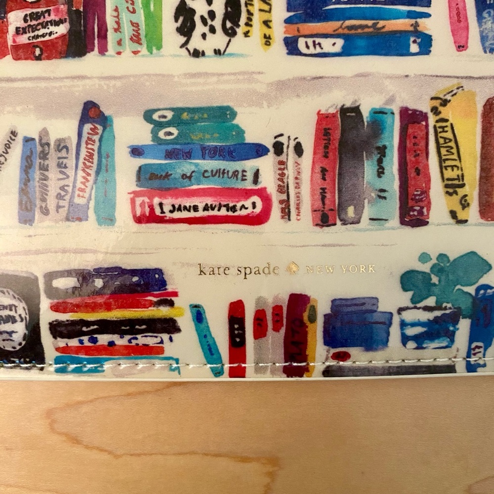 Kate Spade New York Book Print Pouch
